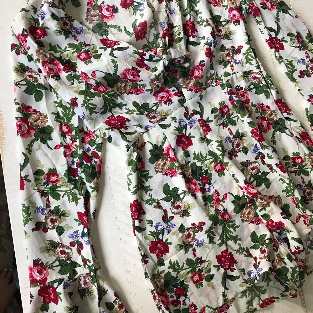 Beautiful Bell Sleeved Floral Romper